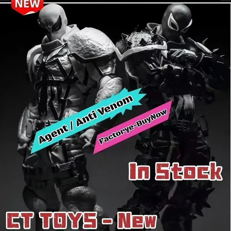 

In Stock New Ct Toys Agent Venom Amazing Yamaguchi Agent Anti Venom Figure Spiderman Anime Action Figure Customized Gifts Toys