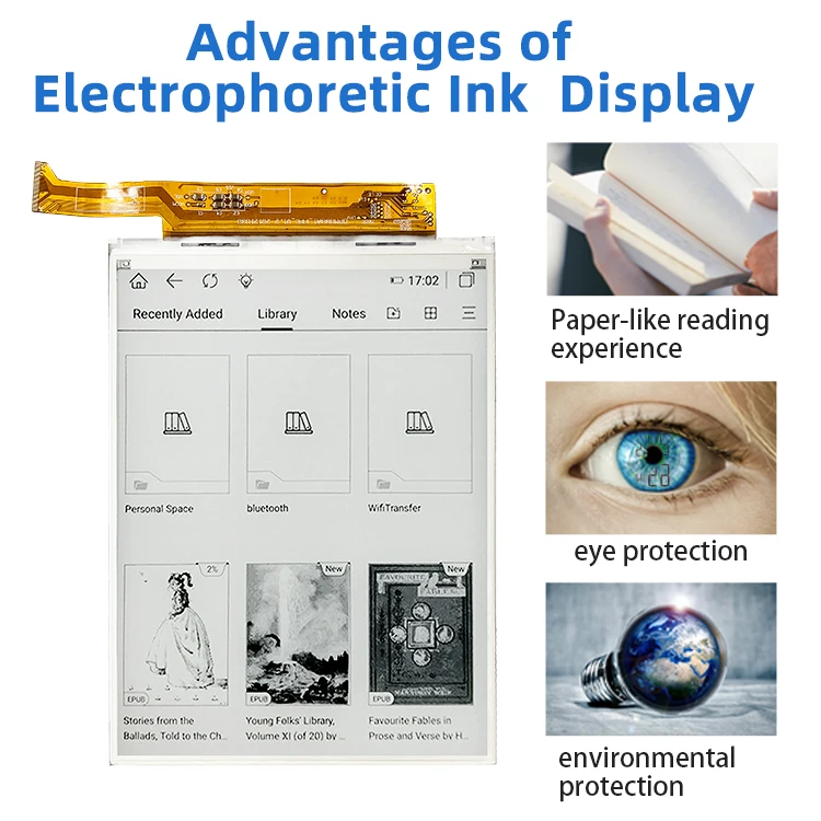 شاشة عرض الورق الإلكتروني 8 بوصة شاشة الحبر الإلكتروني شاشة Kindle للبيع الساخن قارئ الكتب الإلكترونية التي تعمل باللمس الكتاب الإلكتروني #5