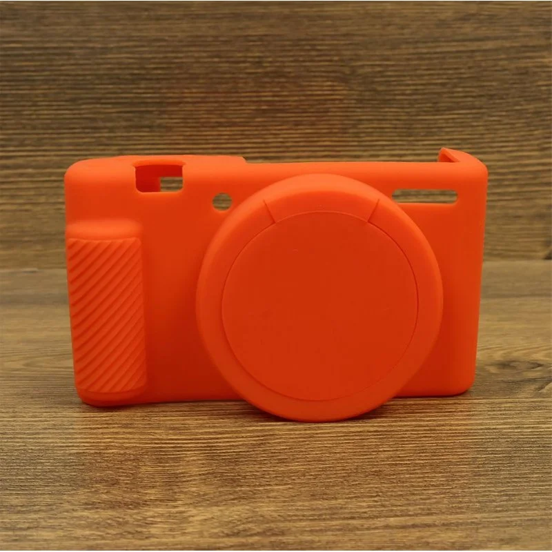 Silicone Luva protetora para Sony ZV-1 Digital Camera Bag, Shell De Borracha Macia