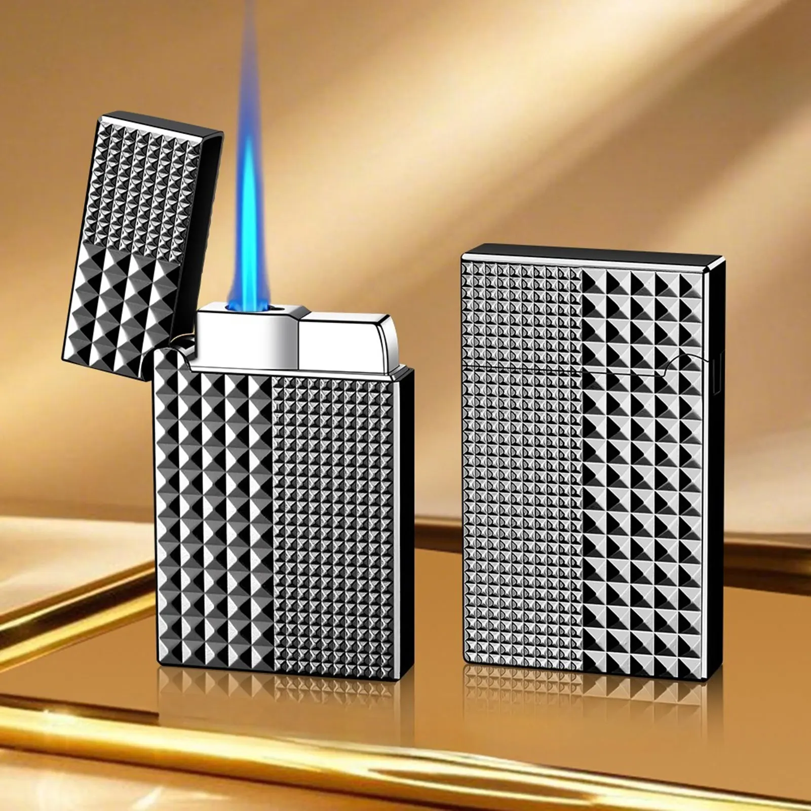 

Винтажная зажигалка, перезаряжаемая через USB, 4 способа зажигания, многоразовая керосиновая зажигалка, видимесло, прозрачный уровень масла, подарок для мужчин