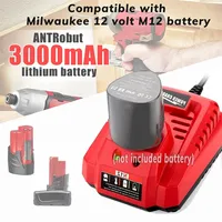 Battery Charger Replacement for Milwaukee M12 Charger 48-59-2401 Compatible with Milwaukee Lithium Battery