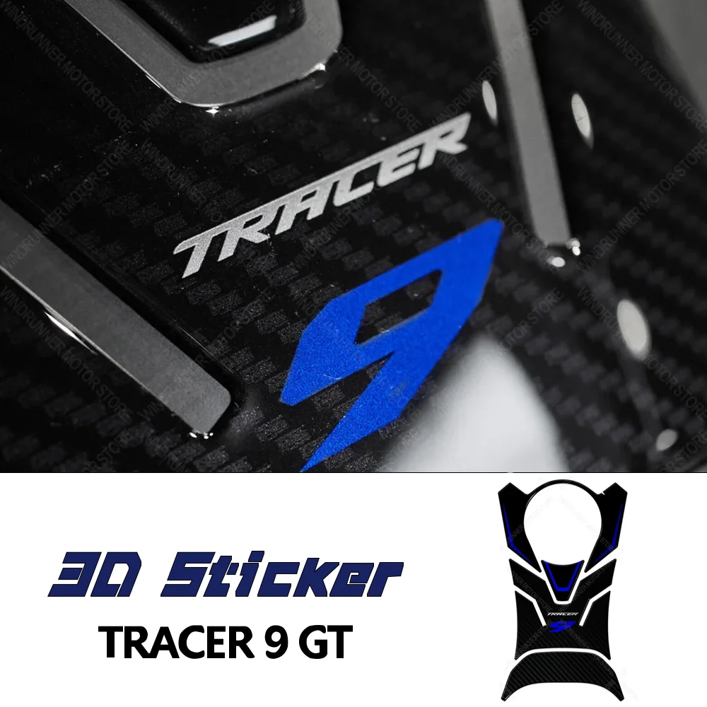 

Motorcycle Accessories Waterproof Protective Fuel Cap Sticker 3D Epoxy Resin Protective Sticker For Tracer 9 GT+ Plus 2024