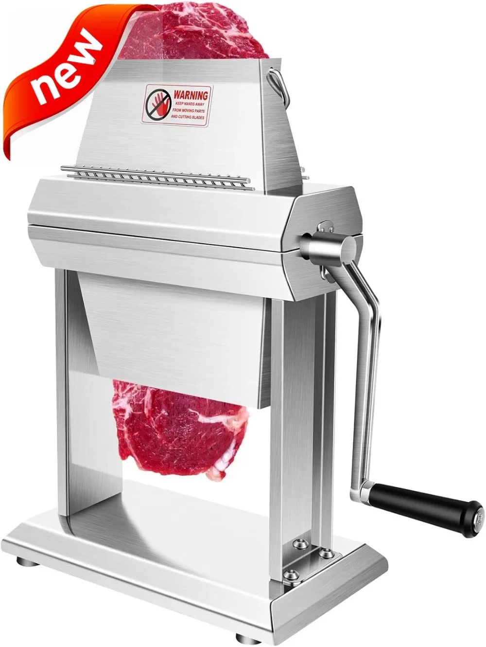 

Профессиональный аппарат для размягчения мяса с 40 лезвиями, сверхмощный, для стейков, курицы, свинины, легко моется, из нержавеющей стали, кухонный инструмент