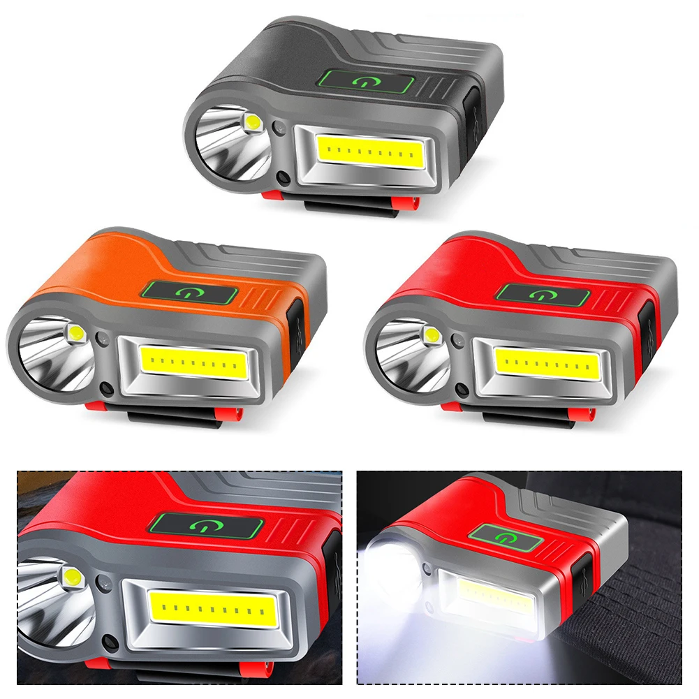 

Водонепроницаемый уличный налобный фонарь COB LED с перезаряжаемой батареей и технологией инфракрасного датчика для удобства использования