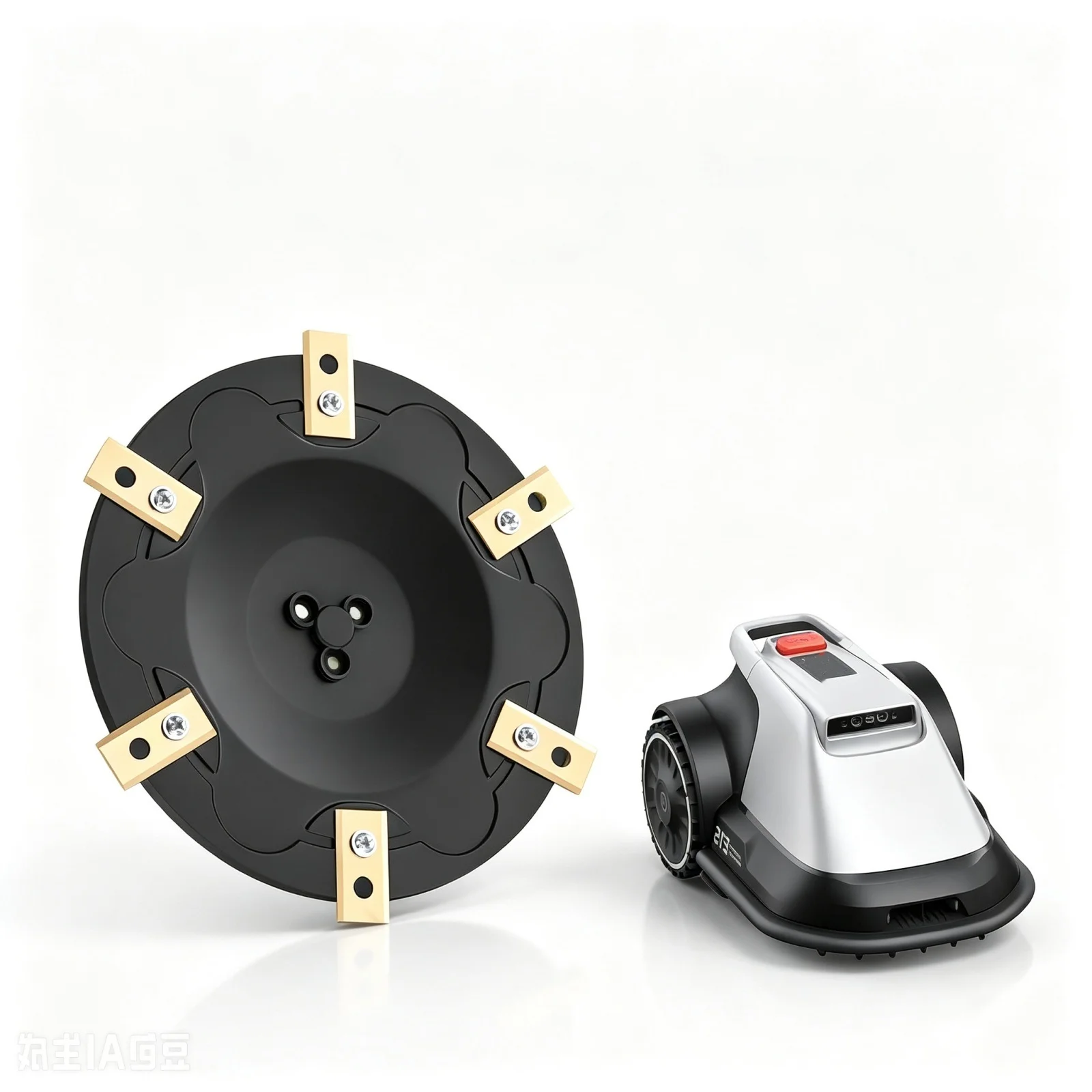 Robotic Lawnmower Disc For Premium Plate & 6 Titanium For Eufy & For TerraMow Robotic Mowers Replacement Accessory