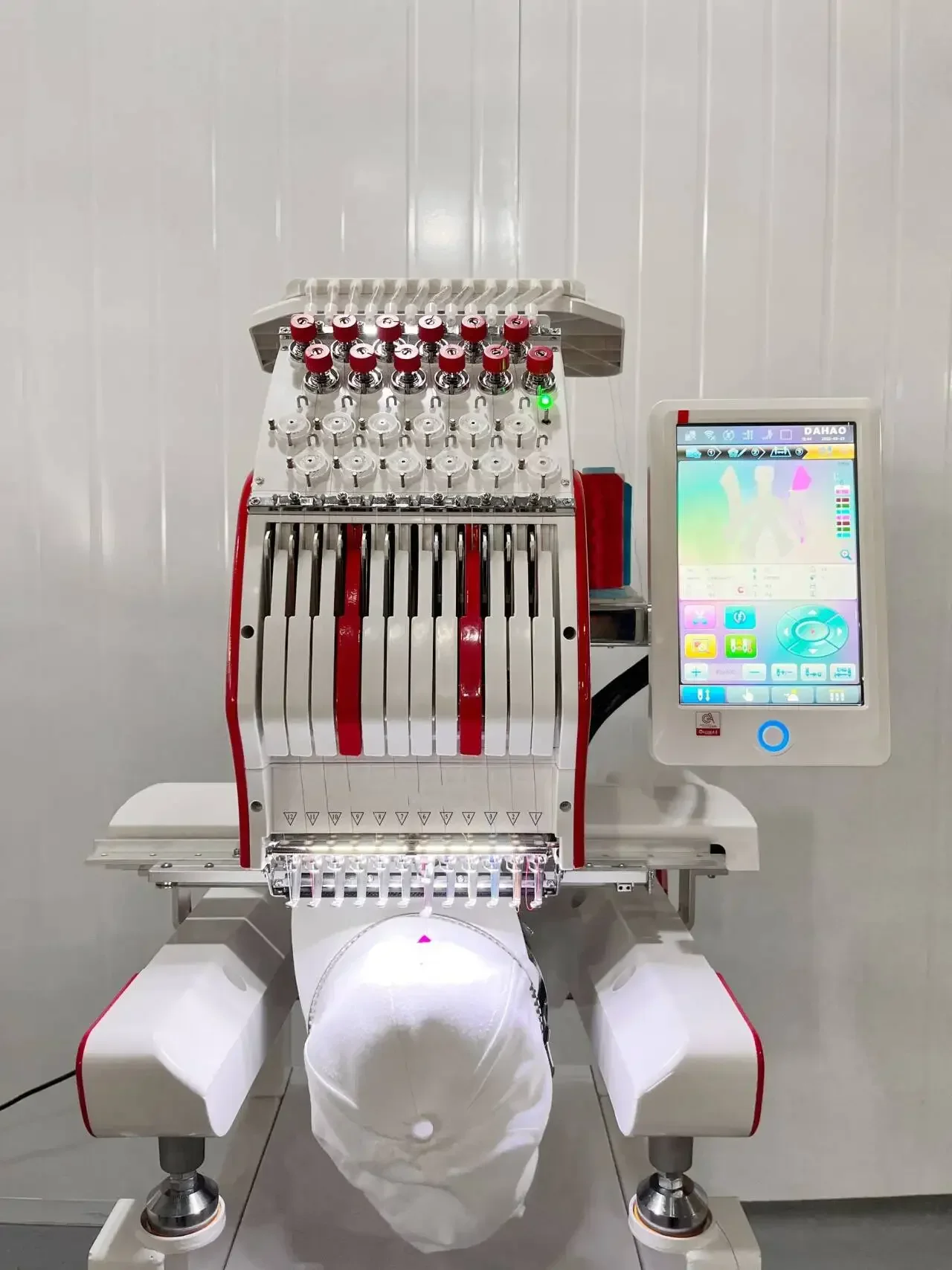 5 years warranty lifetime service Free training Single Head Easy Operate High Quality Automatic Hat Embroidery Machin