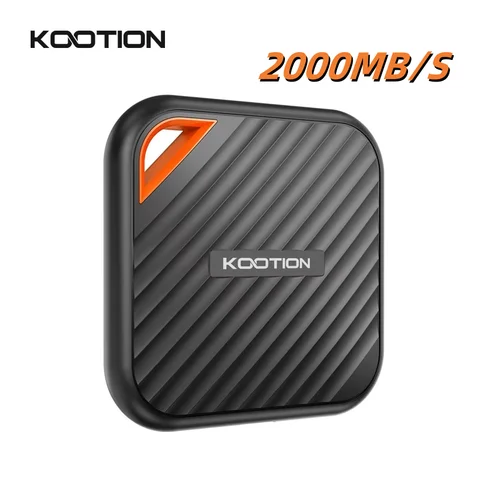 KOOTION X6Max Portable External SSD 2TB 1TB 512GB Hard Drive HD Externo USB 3.2 GEN 2SSD Mini PSSD for Laptops Desktop Phone