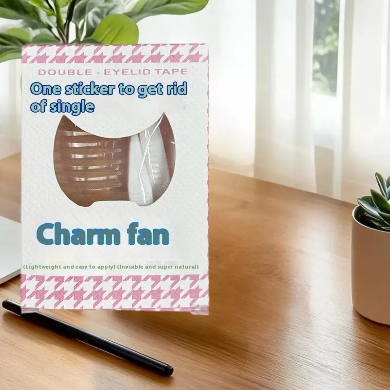 90 ลายLiftแถบเครื่องมือแต่งหน้าความงามเทปตาสองชั้นลูกไม้ตาข่ายสติกเกอร์ตาที่มองไม่เห็นสติกเกอร์ตาSelf-Adhesive Fiber