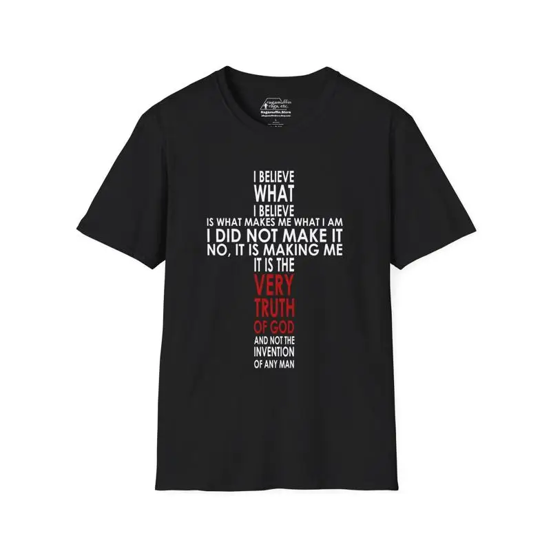 Camiseta Rich Mullins Creed I Believe What Creed Chorus Vintage una legado de liturgia y banda de ragamuffin algodón de estilo suave