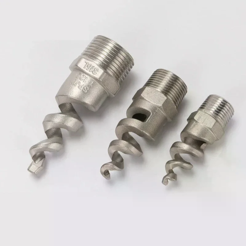 Spiral Cone Spray Nozzle 1/2 3/4 1 Inch Male Thread Garden Irrigation Cooling Tower Dust Collector Lawn Watering Sprinkler