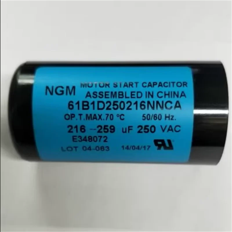NGM 220VAC/250VAC 150-180UF 216-259UF 540-648UF motor starting capacitor