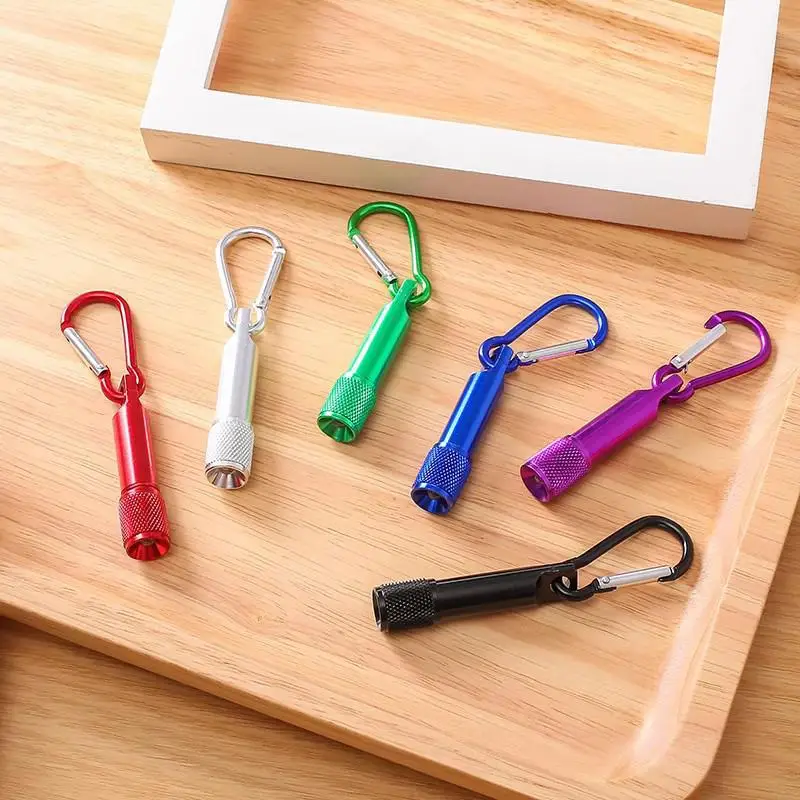 Outdoor Camping Strong Light Mini Aluminum Alloy Flashlight Home Keychain