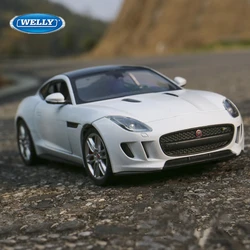 Welly 1:24 JAGUAR F-Type Coupe Alloy Sports Car Model Diecasts Metal Toy Vehicles Car Model Simulation Collection Childrens Gift