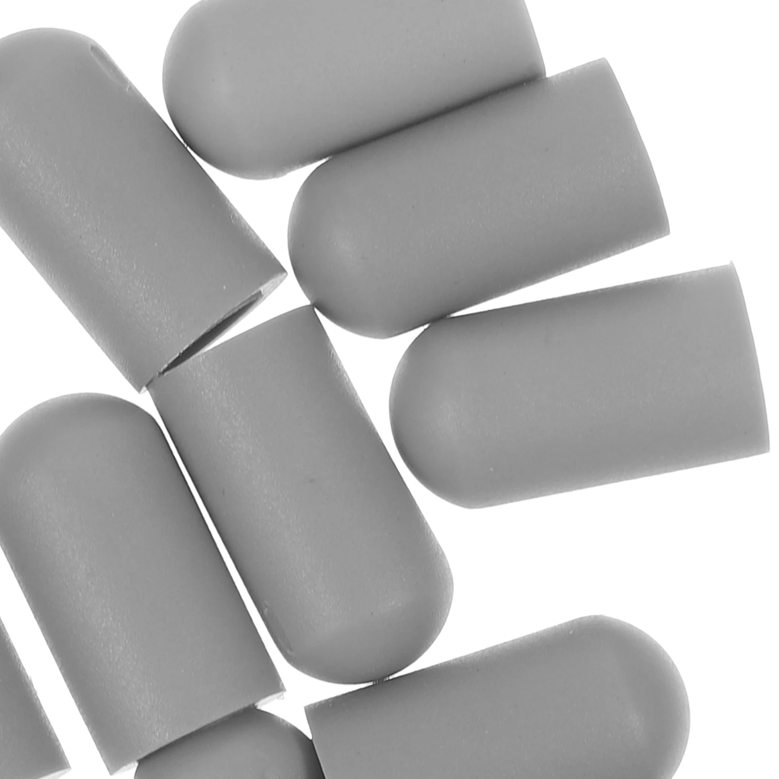 

10 Pcs Drumstick Protector Snare Accessories Mute Damper Noise-cancelling Silicone Tips Instrument Protectors Practice