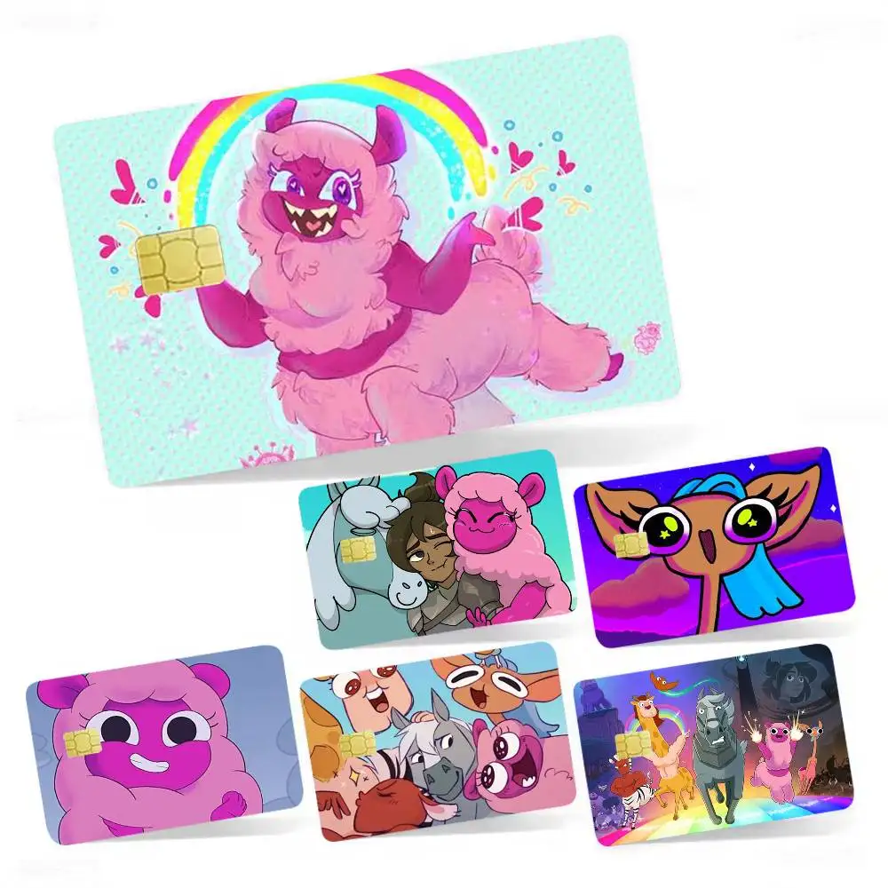 Cute C-Centaurworld 4pcs 1Set Film Skin for Debit Credit Bank Visa Card Decal Cover