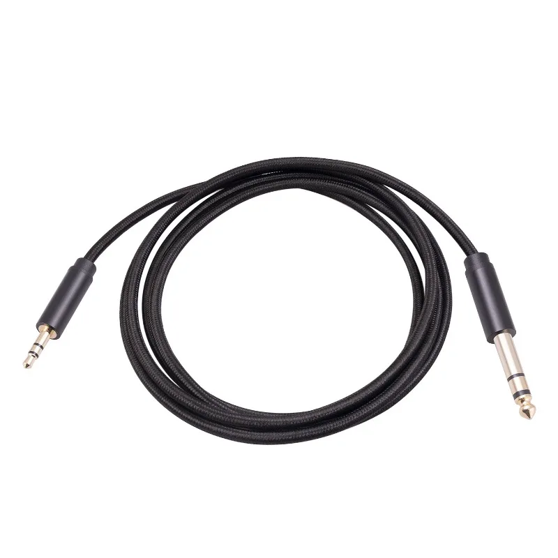 

Metal Shell Gold-plated Head 3.5mm Revolution 6.35mm Public Body Sound Mobile Phone Amplifier Mixing Console Audio Cable