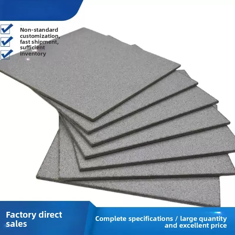 Titanium Powder Sintered Foam Sheet, Microporous Metal Filter Plate for Water Electrolysis Electrode