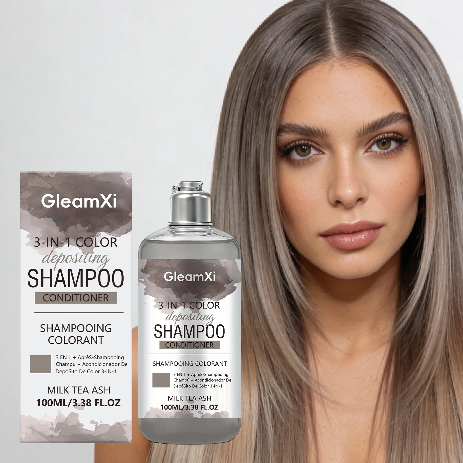 Hair Spray Color - แชมพูเปลี่ยนสีผมชั่วคราว 3-in-1 ปิดทับสีผมเดิมได้ ล้างออกได้ บำรุงให้ผมนุ่มลื่น น้ำหนักเบา