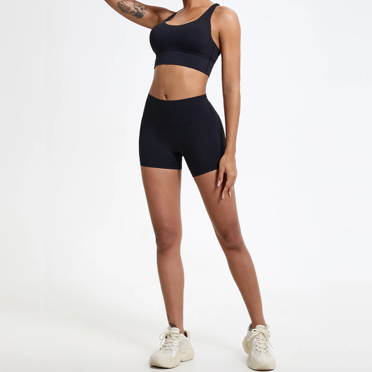 Neue Sommer-Sportshorts für Damen Push-Up Gym-Leggings Fitness-Laufshorts Weiche Trainingskleidung Yoga-Shorts Schnelltrocknend – Detail 37