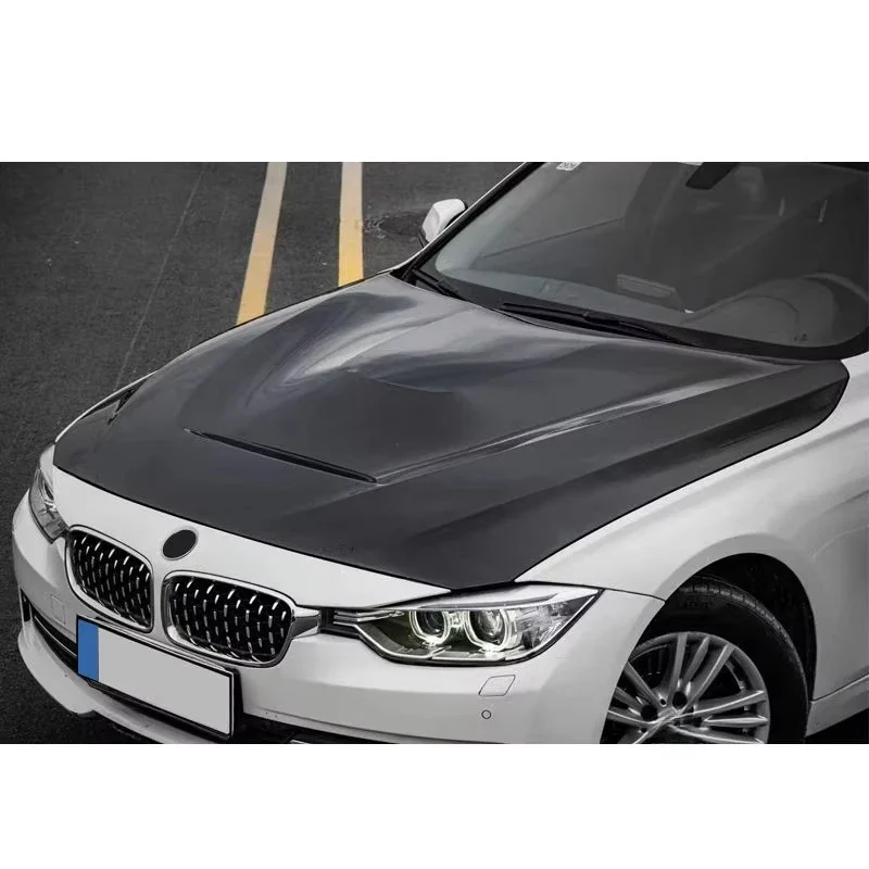 MRD Carbon Hood For BMW F30 F35 GTS Style 3 Series 2013-2019 Engine Cover Carbon Fiber Car Hood Bonnet Cover