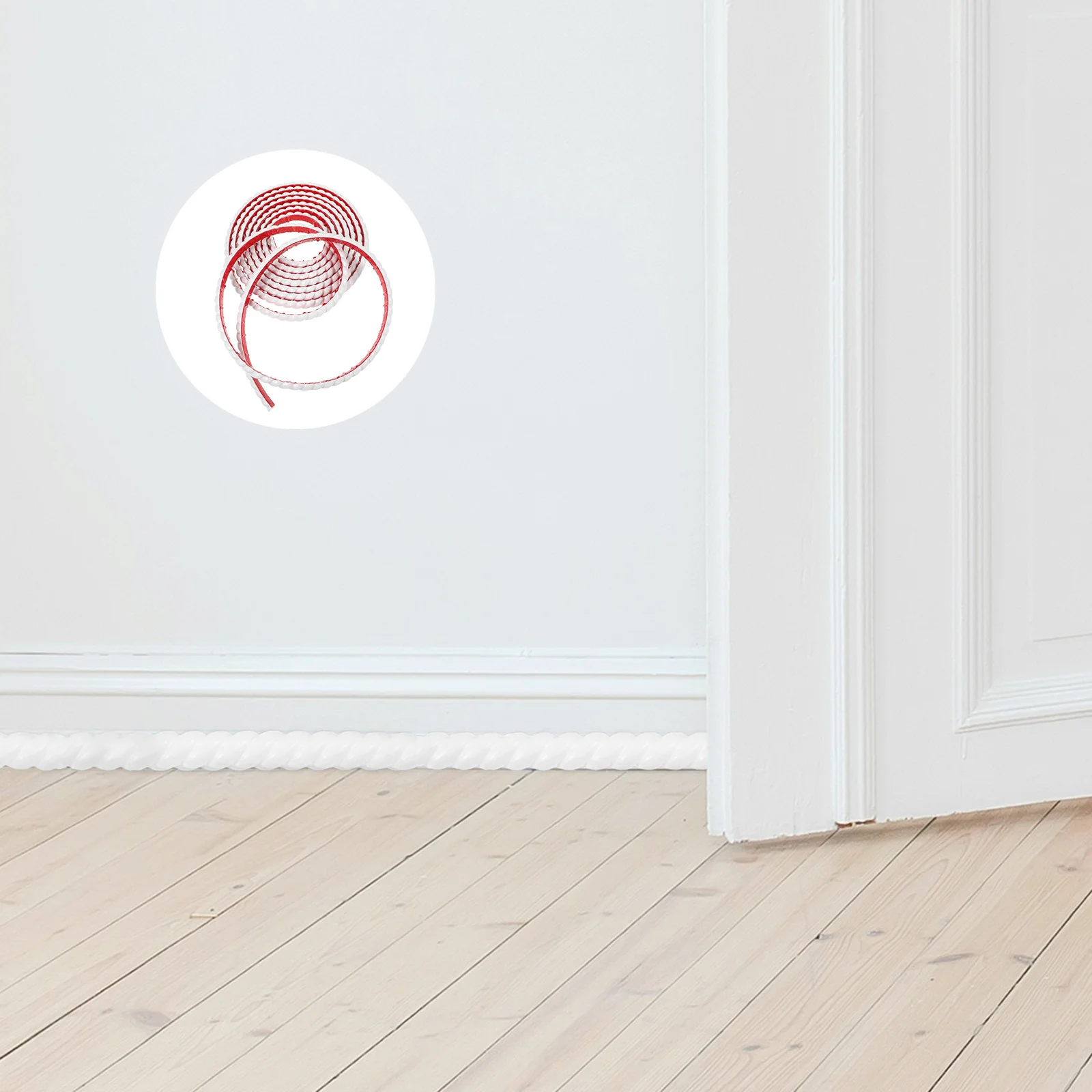 Moldura decorativa suave, autoadhesiva, Flexible, palo de pelar, bandas de borde de esquina de pared para armario, cocina y baño