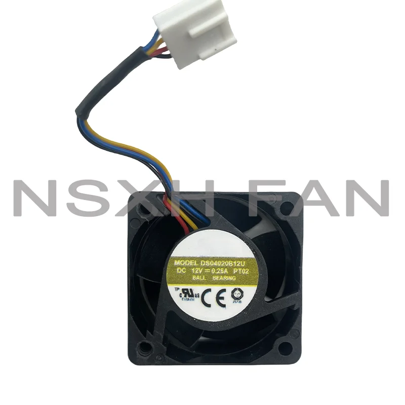 DS04020B12U 4020 40MM 4CM 40X40X20 12V 0.25A Dedicated Cooling Fan PWM Speed Adjustment Strong Air