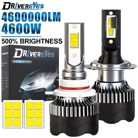 4600W H7 LED Car Headlight H4 H11 Bulb 9012 H3 H1 H8 9005 9006 HB3 HB4 9007 9008 880 881 H27 H13 LED Auto Lamp 4300K 6000K 8000K