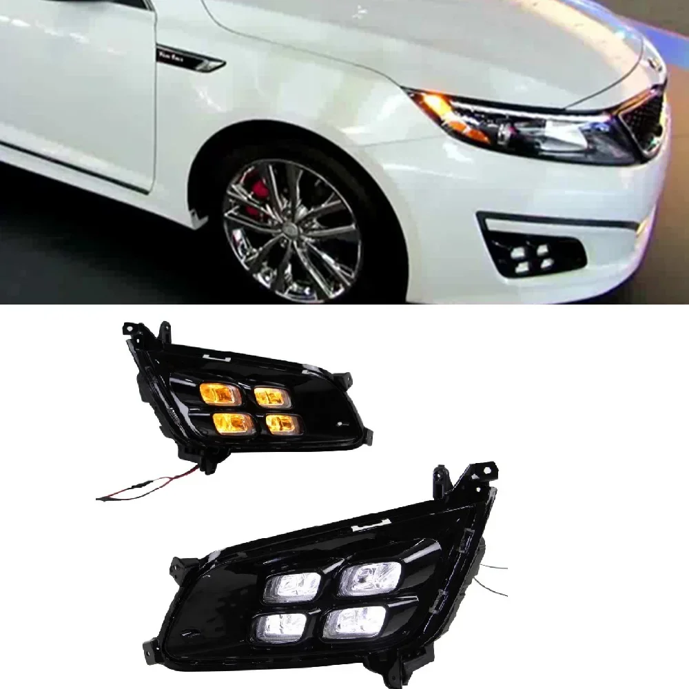 

LED Front Bumper daytime running light day light For Kia KA Optima K5 2014 2015