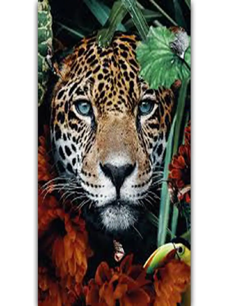 Animal in Flowers Canvas Wall Art  Lion Tiger Elephant Elk Orangutan Poster  Modern Classical Decorative Painting  Home Decor