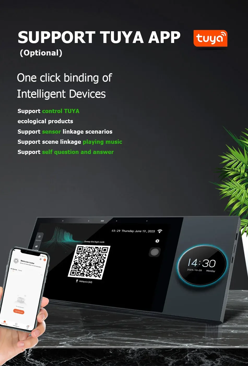 Home 2-Zonen-Audio-Einwandverstärker 7 Zoll Android 11 Alexa Voice Tuya Smart Home Control Panel 8x30W Kanal WiFi-Wandverstärker – Detail 8