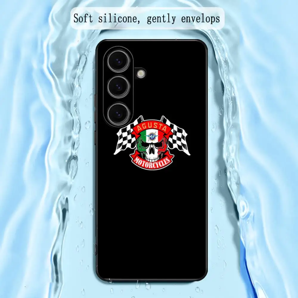 Moto Agu-sta arte mv design capa de telefone para Samsung Galaxy S25 S24 S23 S22 S21 S20 Plus Ultra Note20 Limited Soft Black