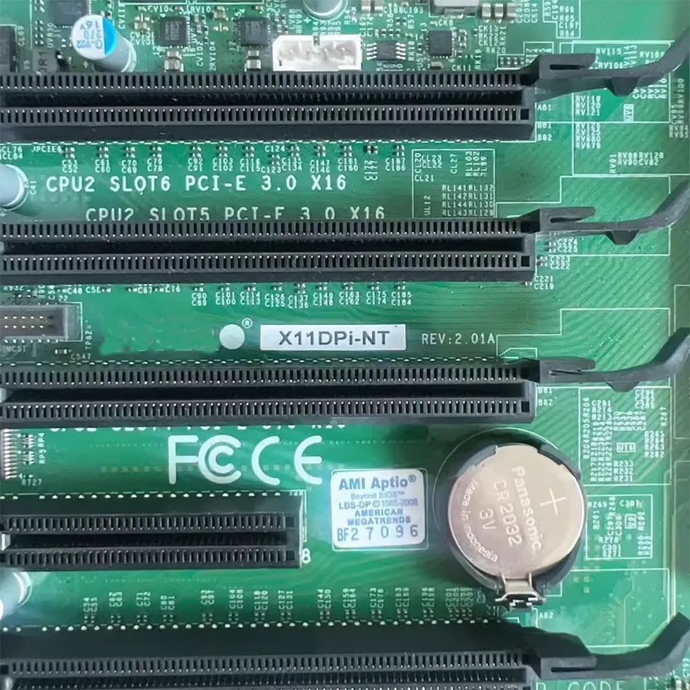 

X11DPI-NT workstation motherboard Dual 10 Gigabit Ethernet ports