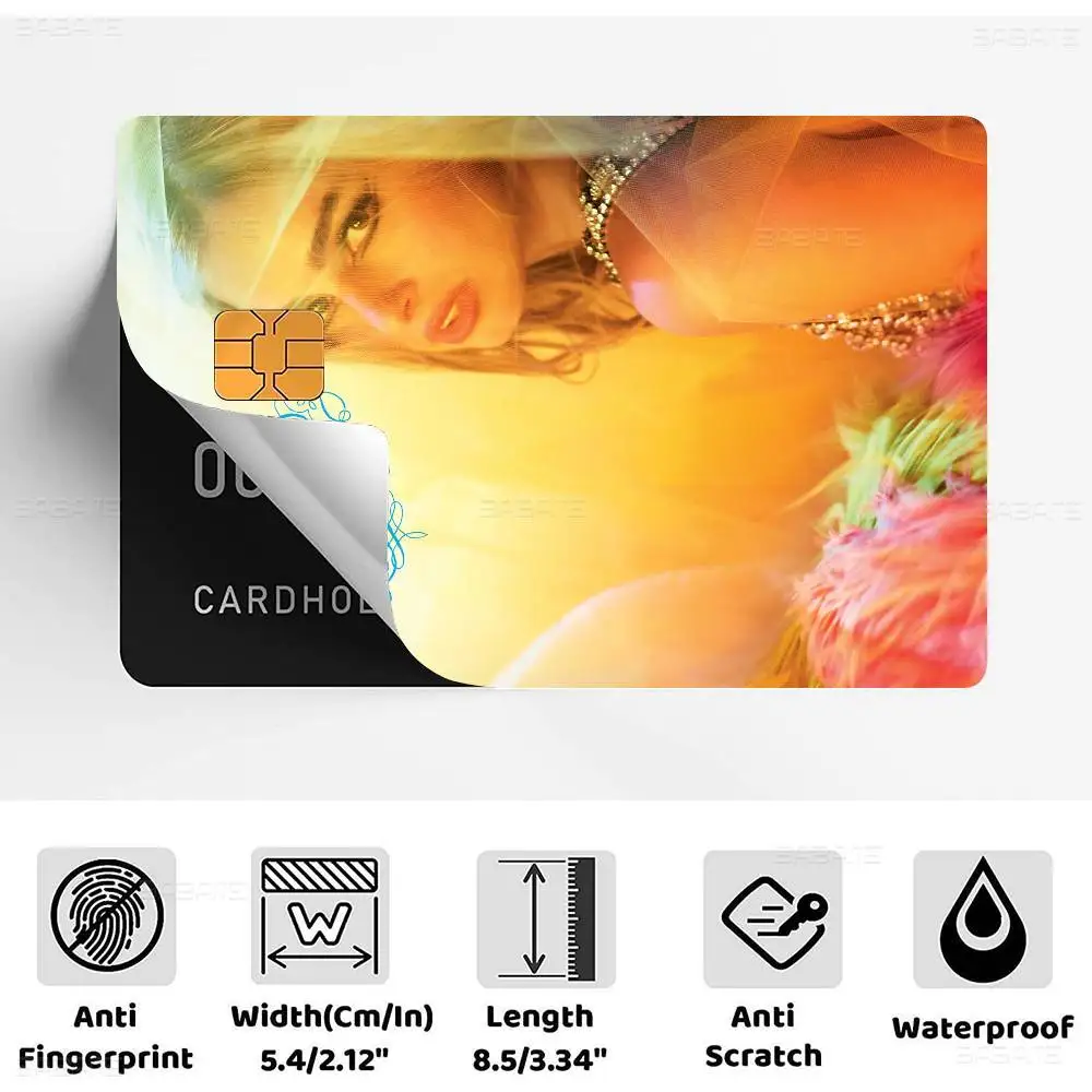 العصرية البوب المغني أديسون راي 'Diet Pepsi' جديد ألبوم Muisc أنيمي ملصق فيلم غطاء الجلد لبطاقة الائتمان بطاقة الخصم البنك الجبهة #6