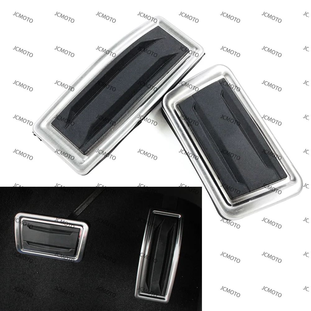 Car Brake Gas Pedals Cover For Cadillac XT4 XT5 XT6 For Chevy Traverse Stainless Steel