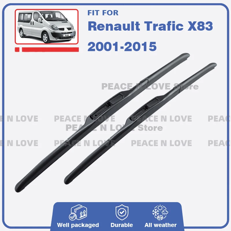 

Щетки стеклоочистителя для Renault Trafic 2 II X83 2001-2015 Nissan Primastar Vauxhall Opel Vivaro, переднее лобовое стекло, окно 2017