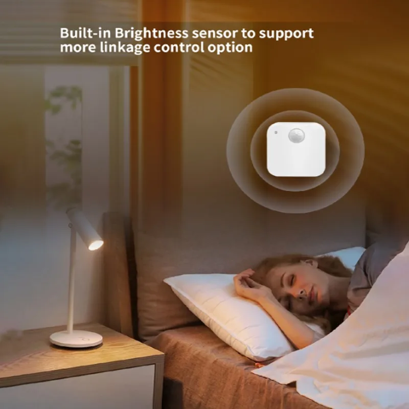 Tuya Zigbee كاشف الوجود البشري، كشف الإضاءة/المسافة، مستشعر حركة PIR الذكي يدعم Zigbee Home Assistant Google #4