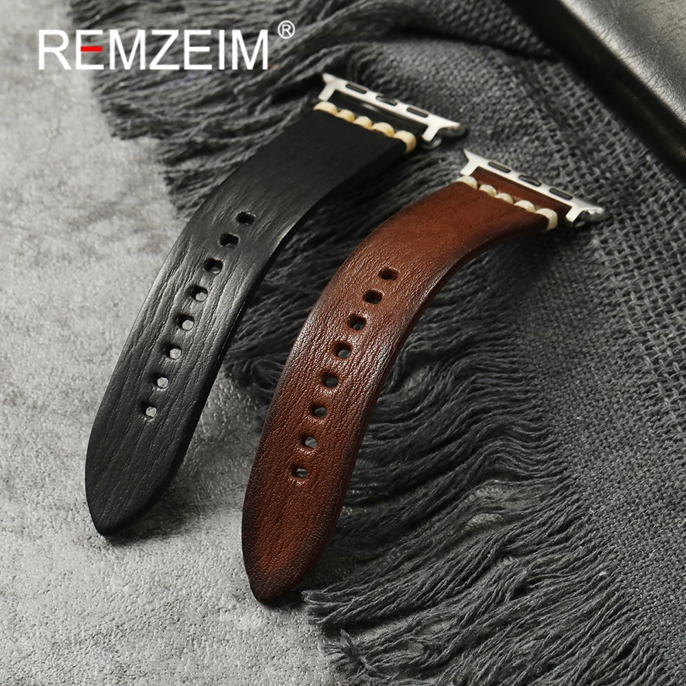 レトロ本革時計ストラップ Apple Watch 10 9 8 7 6 5 4 3 Ultra SE 2 時計バンド iWatch 49/46/45/44/42 ミリメートル 41/40/38 ミリメートル