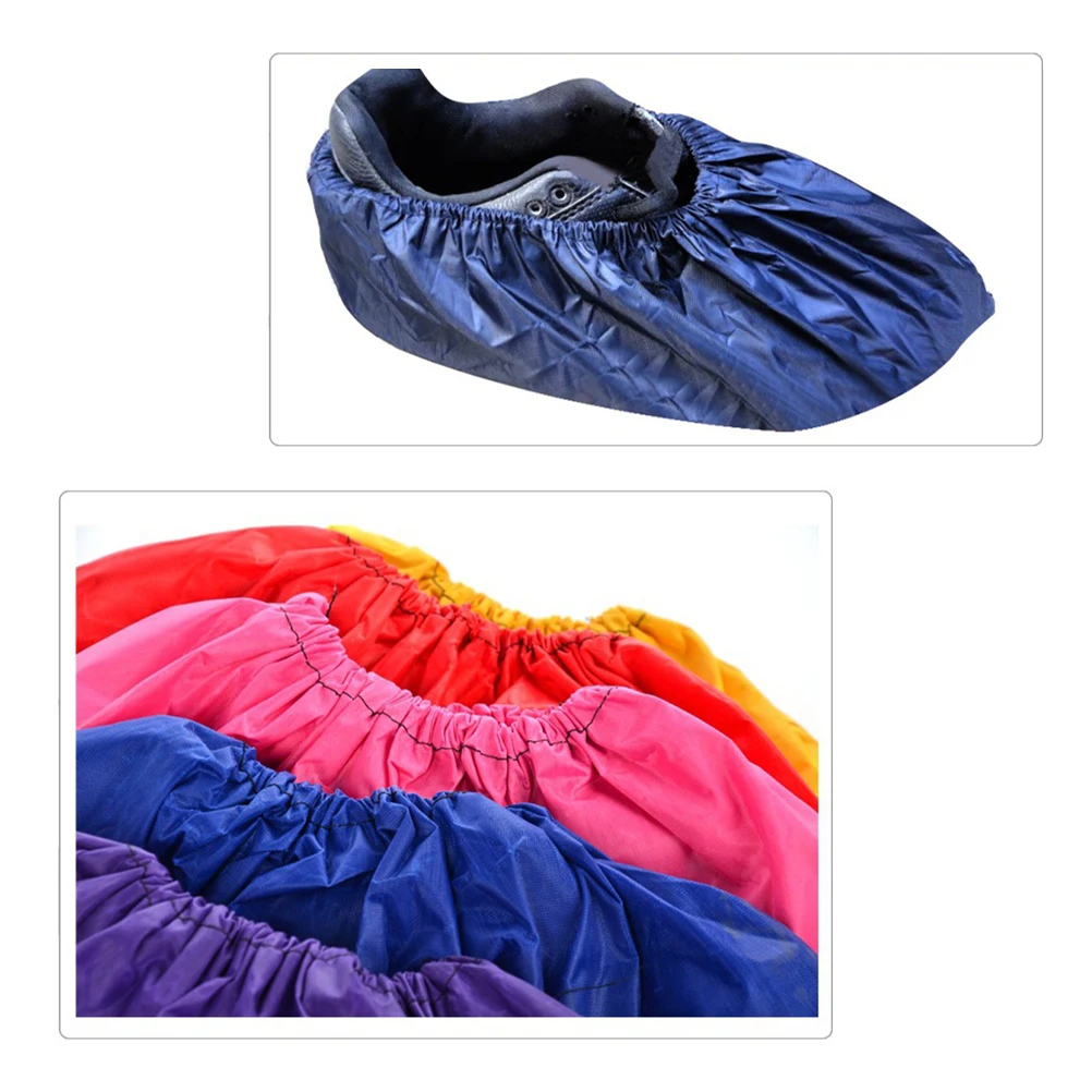 

6Pair Water Resistant Shoes Cover Reusable Wearproof Elastic Band Outdoor Entertainment Work Washable Overshoes