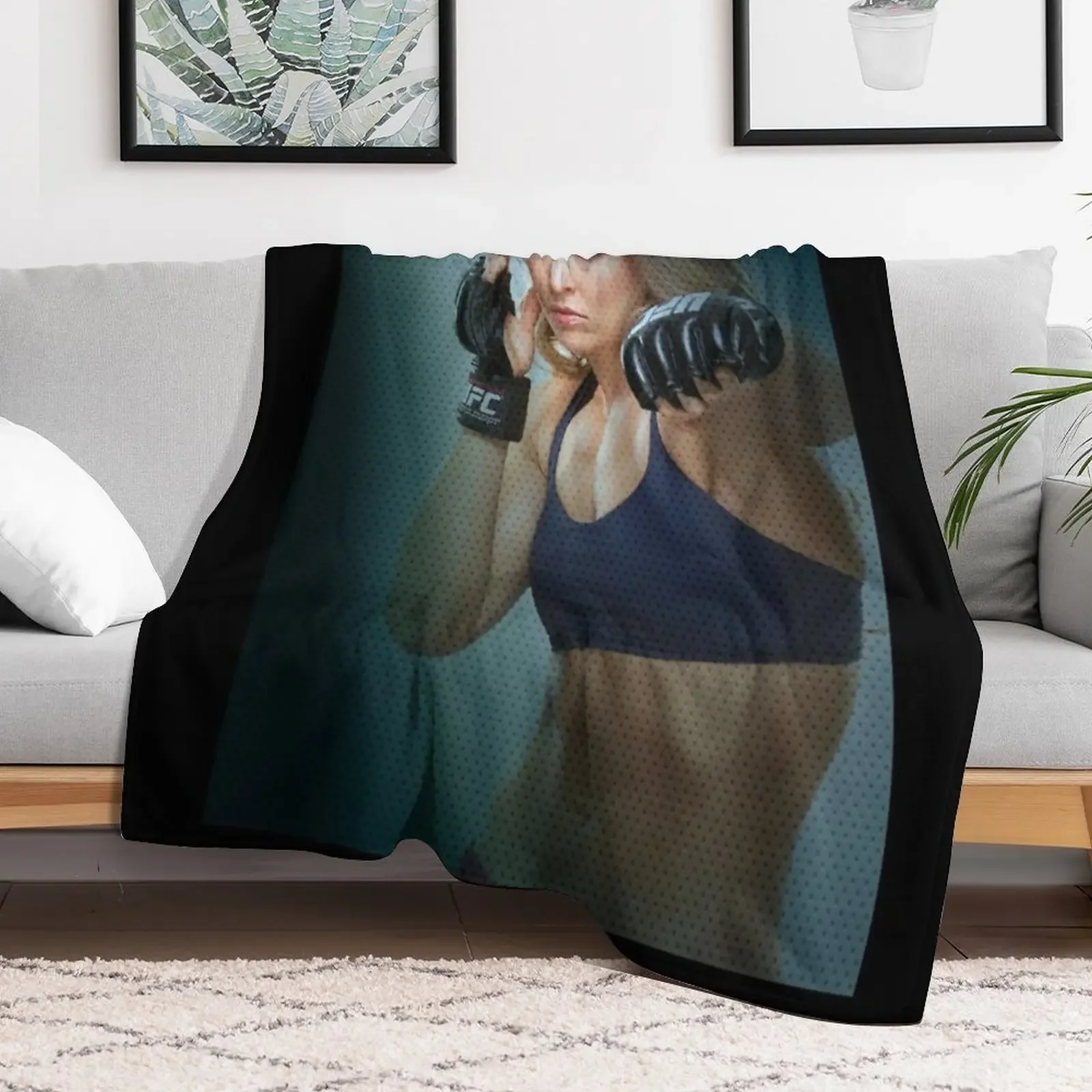 Ronda Rousey Throw Blanket christmas decoration blankets and throws Blankets