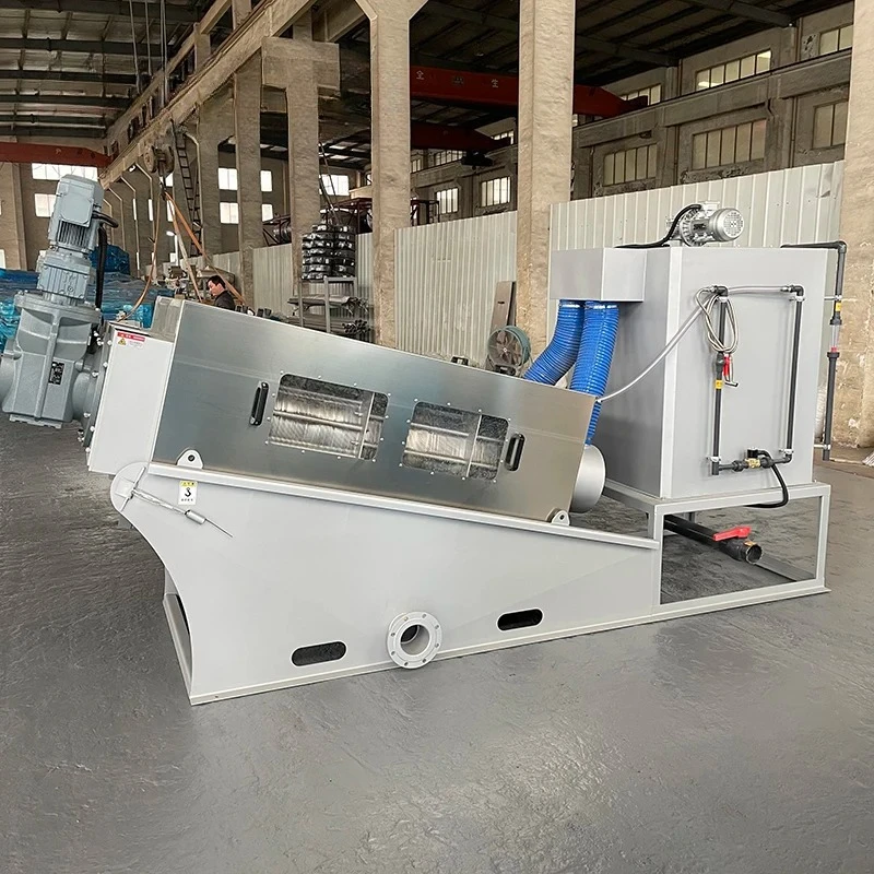 Aquasust Screw Sludge Dehydrator Mobile Sludge Treatment Filter Screw Automatic Sludge Dehydrator Mobile