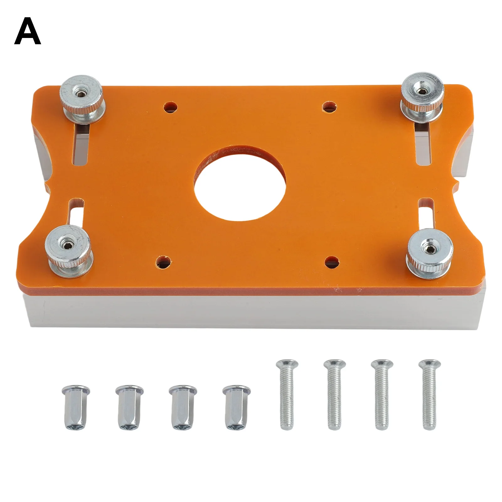 

Wood Trimmer Router Base, 2 In 1 Compact Wood Palm Router Base Router Slotting 2 In 1 Invisible Fastener Slotting Rack 1*Slotter