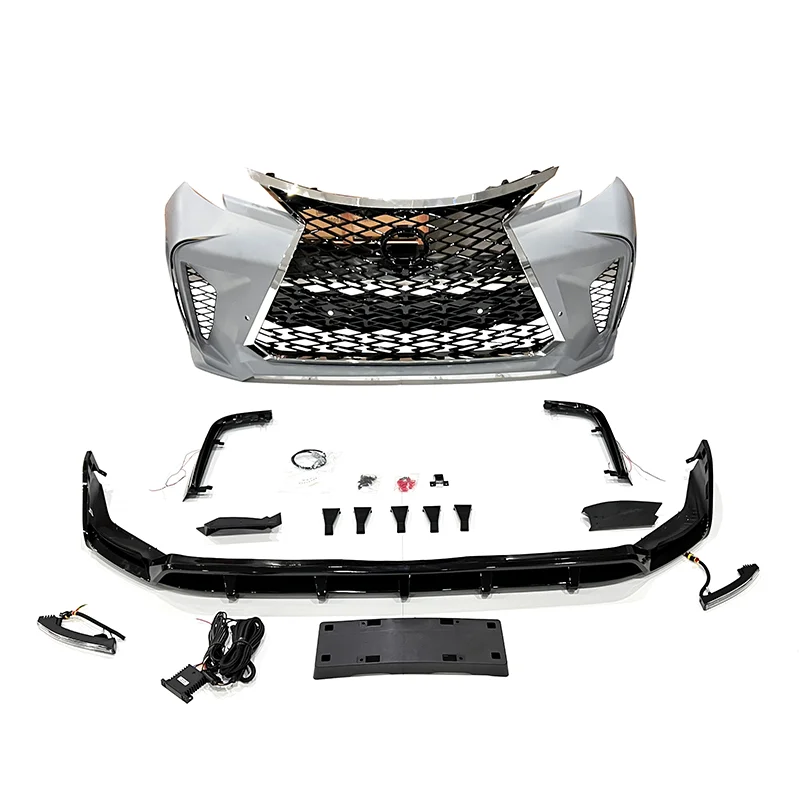 

for Toyota Sienna 2021 2022 Car Facelift to UP Thunder-2 Style Bodykit Front Bumper Rear Diffuser