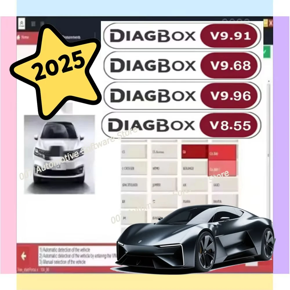 

2022 última caja Diag V9.91 V9.68 Lexia 3 91 PP 2000 Lexia-3 Diagbox para Citroen para herramienta de diagnóstico de Peugeot has