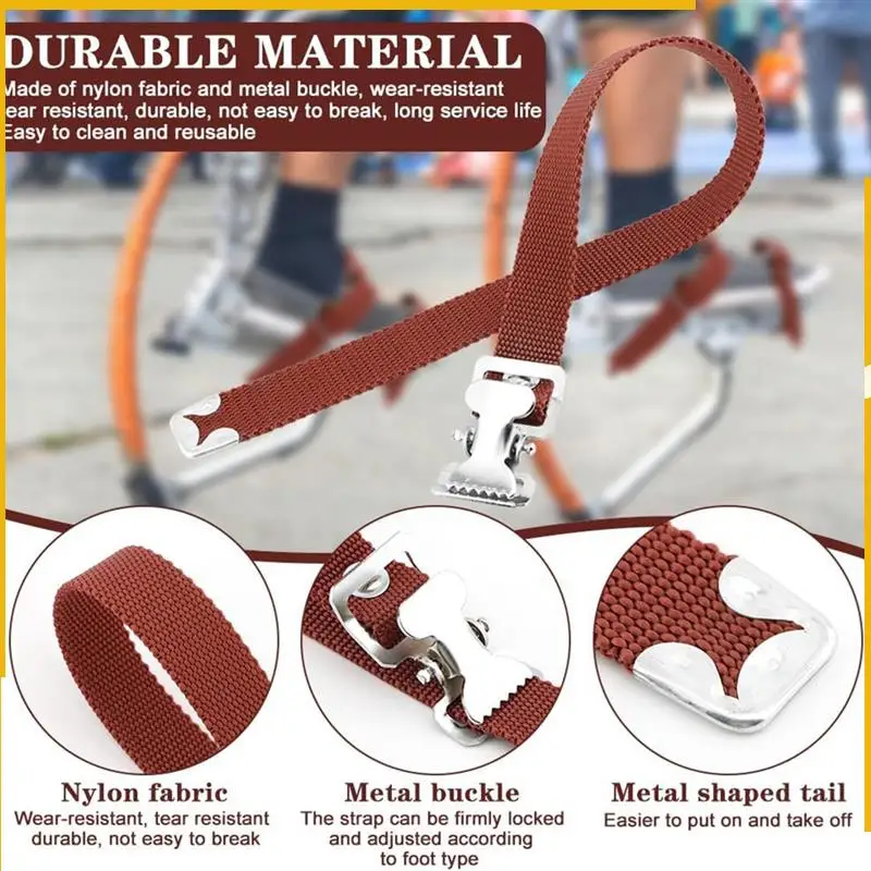 

A92P 4PCS Drywall Stilts Straps, Leg Band Straps Drywall Foot Band Straps Kit Nylon Leg Fixation Strap Replacement Part