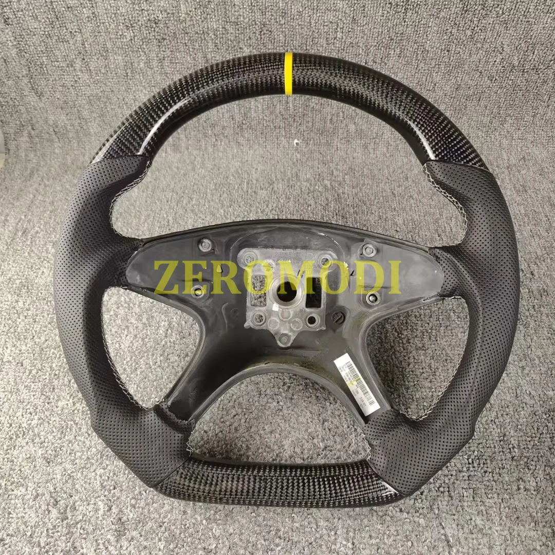 

Real Carbon Fiber Steering Wheel For Mercedes Benz W204 C300 C350 C180 C Class 08 09 10