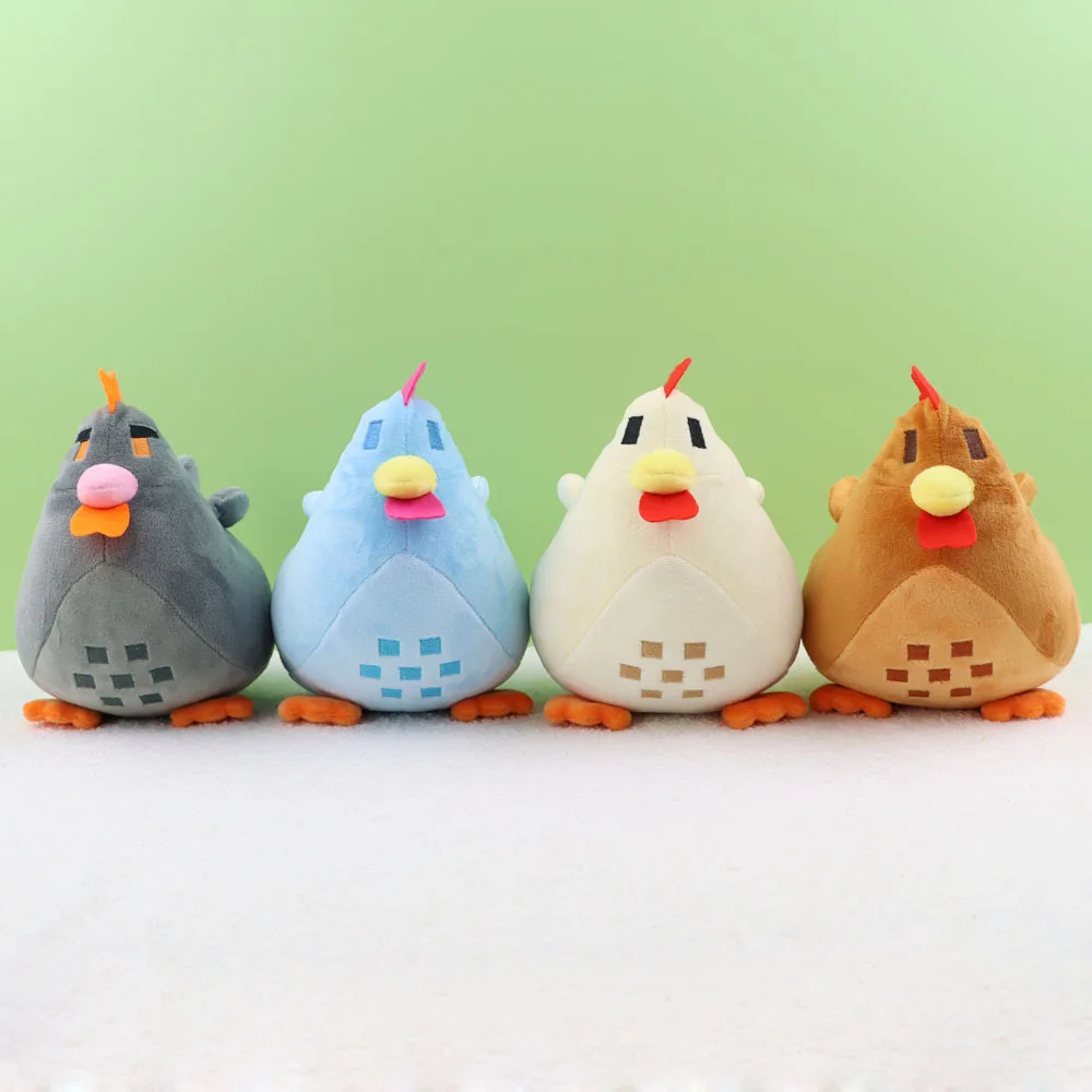 

20cm Stardew Valley Chicken Pillow Plush Soft Stuffed Animal Toys Cartoon Stardew Valley Children Birthday Gift Christmas Gift