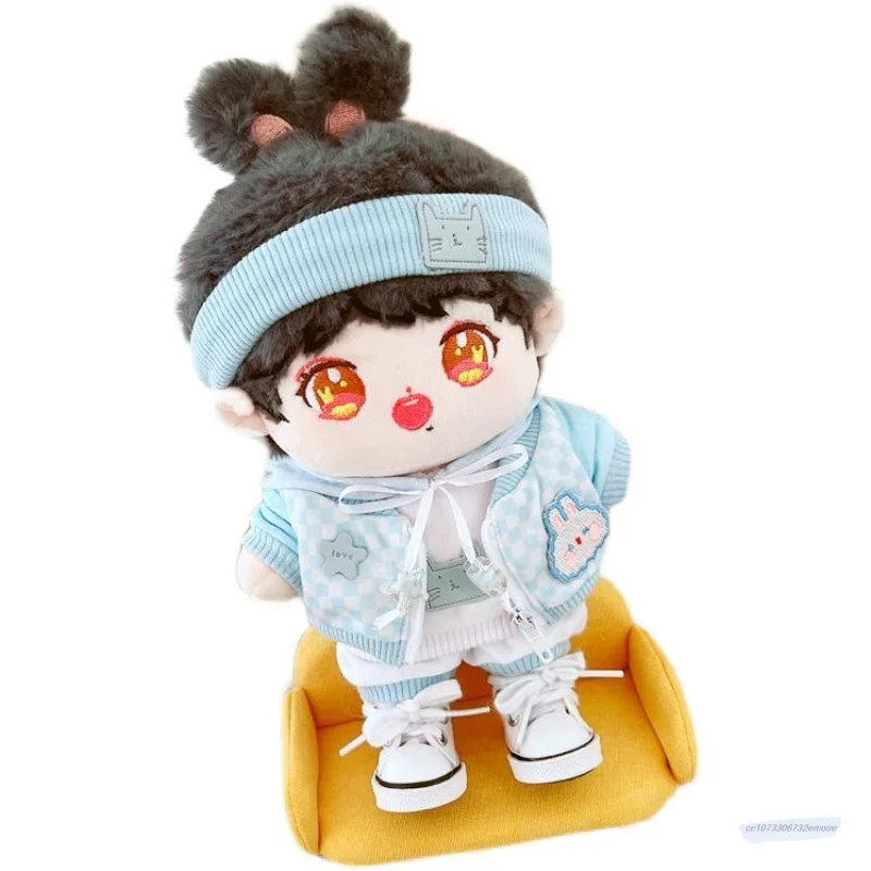 4 types 20cm doll clothes overcoat Sweater pants shoes dolls accessories our generation Korea Kpop EXO idol Dolls gift DIY Toys