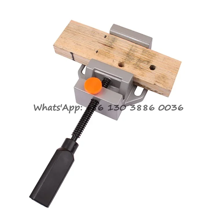 Household Aluminum Alloy Workbench Heavy-duty Small Flat Mouth Vise DIY Craft Drill Stand For Mini Drilling Machine Carving