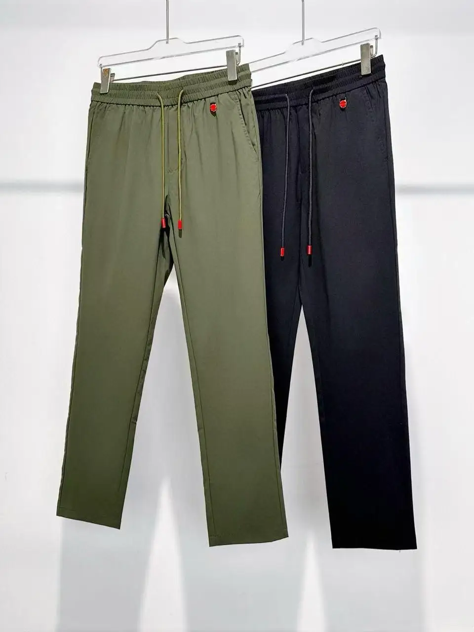 

Kiton spring and summer new old money style men's business simple and versatile straight slim casual trousers