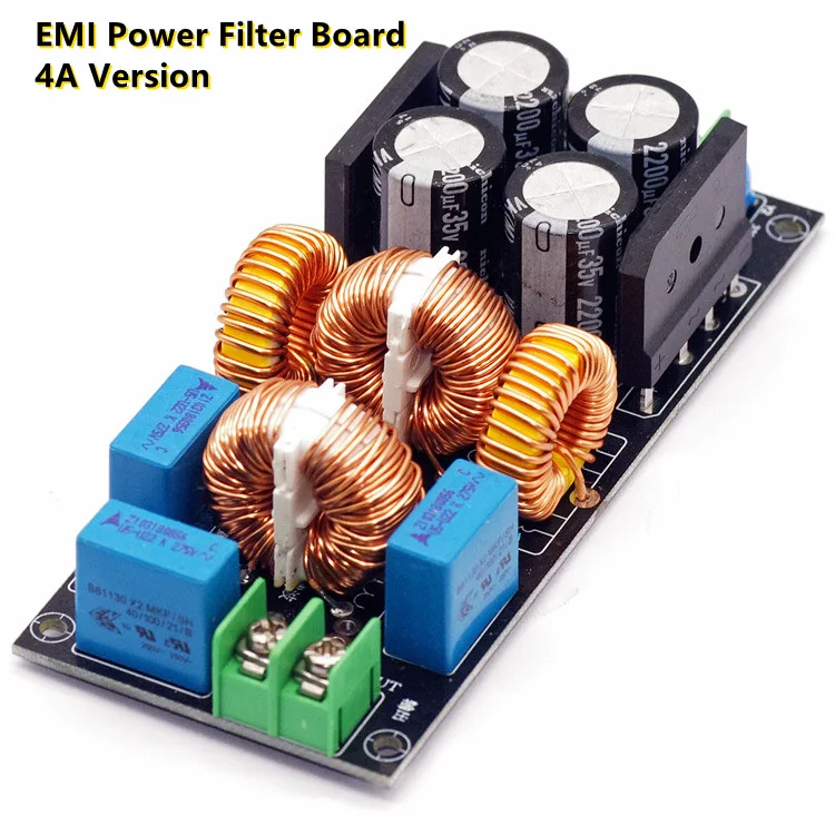 AC high frequency filter module EMI filter 4A 10A 15A + RFI DC isolator purification filter noise impurities